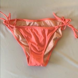 Neon orange bikini bottoms
